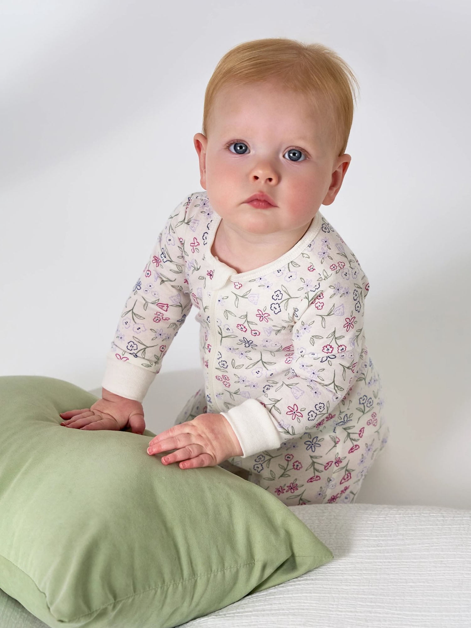 Gerber Baby Neutral Sleep N´ Play 2-Way Zipper Footed Pajamas, 4-Pack, Sizes, Newborn - 6/9 Months