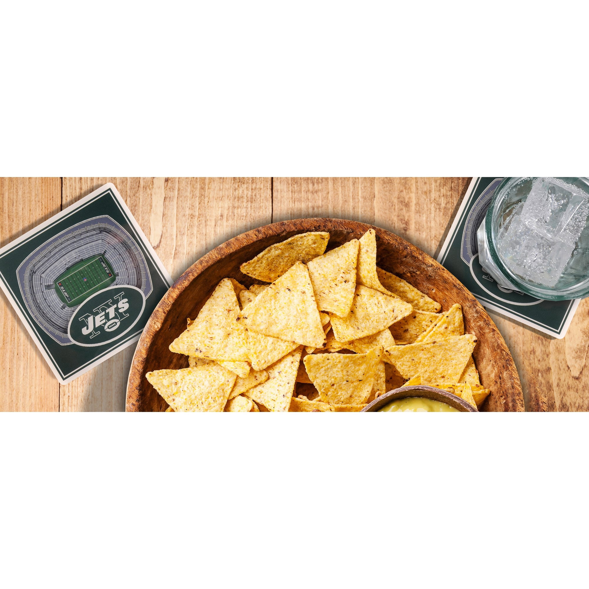 New York Jets 3D StadiumViews Coasters - Green