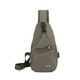 thumbnail image 2 of Xihbxyly Bolso de Hombro Moderno para Hombre, Elegante Bolso Bandolera de Negocios, Bolso de Pecho de Gran Capacidad, para Viajes Al Aire Libre, Diseño Moderno, Correa Ajustable, Ideal para Senderism, 2 of 4