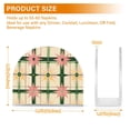 thumbnail image 4 of Yayeee Napkin Holder for Table Set of 2 Kitchen Paper Tissue Organization, Retro Green Stars, 4 of 8