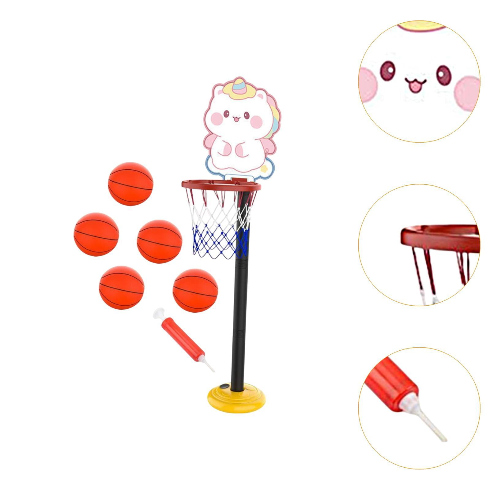 harayaa Basketball Hoop Set for Kids Basketball Stand Basket Supplies Basketball Net for White