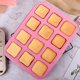 thumbnail image 3 of Toystoory Brownie Baking Pan 12 Cavity Mini Cake Molde antiadherente Acero al carbono Forma cuadrada Reutilizable Hamburger Cookie Mold Herramientas y accesorios para hornear, 3 of 6