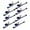 Blue, variant on Mega Cargo Control USA 2-pack Heavy Duty 2" x 30' Ratchet Strap Flat Hook Flatbed Truck Farm Tie Down, 3333 lbs Wll, Pink