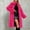 Hot Pink, variant on Stichou Women's Faux Fur Jackets & Coats Long Fall Winter Fluffy Open Front Luxury Jacket Turn-Down Collar Warm Overcoat Beige 2XL