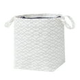 thumbnail image 2 of (2 pack) Better Homes & Gardens White/Black Lattice Drawstring Laundry Tote, 16" x 20", Adult, 2 of 11