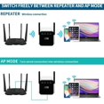 thumbnail image 2 of 300Mbps WiFi Extender with RJ45 Port, Compact Wireless Signal Booster for Internet, Easy Setup, Black, 2 of 4