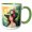 Green/White, variant on 3drose, Spring Woman. Four Season Series. Charming Art. Colorful Gift, Charm, 11oz Mug