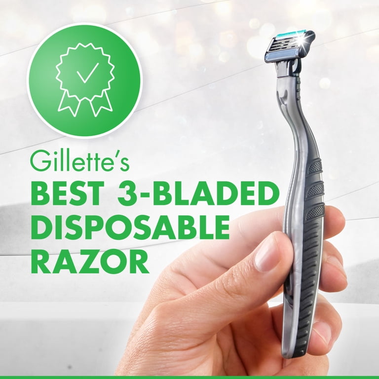 gillette mach 3 rasierer mit vibration Gillette Mach3 Sensitive Men's Disposable Razors 7 ct