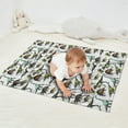 thumbnail image 2 of Colorful Realistic Dinosaurs Pattern Blanket,Comfortable Soft Flannel Throw Blanket,All Season,Warm Lightweight Blankets for Sofa Bed Couch Living Room Chair,30"x40", 2 of 4