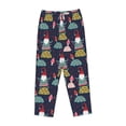 thumbnail image 4 of Daiia Gnome With Mushroom Women's Sleep Pant with Pockets and Drawstring,Pajama Pants-X-Large, 4 of 9