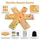 thumbnail image 4 of Juego de mesa Plusvivo Marble Wooden para 4-6 jugadores con 24 canicas, 4 of 7