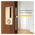 thumbnail image 4 of Handleless Mobile Sliding Door Hook Lock Pocket Sliding Door Double-Sided Silent Sliding Door Lock ,Easy to Use, 4 of 7