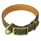 thumbnail image 1 of Collar de piel para perros - Collar acolchado para mascotas - Collar para cachorros auténtico ajustable - adecuado para tamaños pequeños, 1 of 5