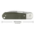 thumbnail image 2 of Case Knives OD Green Canvas Micarta - Sm Highbanks, 2 of 9