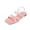 Pink, variant on Xfvqtps Women Strappy Sandals Flat Slip on Open Square Toe Crisscross Summer Sandals Casual Shoes Walking Sandals