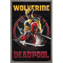 Marvel Deadpool & Wolverine - Duo Wall Poster, 14.725" x 22.375" Framed