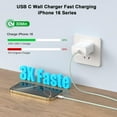 thumbnail image 4 of Rombica 60W Braided USB C to USB C Fast Charging Cable Compatible with iPhone 16/16 Pro/16 Plus/16 Pro Max/15 Galaxy Pixel, 4 of 8