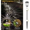 thumbnail image 5 of Solar Lights for Outdoor Car Cool White Waterproof IP65 Cordless, 5 of 5
