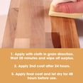 thumbnail image 5 of Furniture Clinic Boiled Linseed Oil | 250ml / 8.5 Fl Oz | Refined Oil for Wood Furniture, Stone & Metal | Fast Drying Glossy Finish | Restore & Protect | for Tables, Cabinets, Handles, & More, 5 of 8
