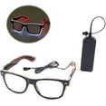 thumbnail image 2 of LINLIN LED Glasses, LED Party Glasses Luminous Glasses Visor Glasses Light Up Rave Glasses for Cosplay Halloween Bar Club Party/adult Girl Boy Kids Gifts, 2 of 6