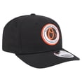 thumbnail image 3 of Men's New Era Black Baltimore Orioles Circle Patch 9SEVENTY Stretch-Snap Hat, 3 of 6