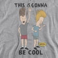 thumbnail image 2 of Beavis And Butthead Gonna Be Cool Unisex Adult Pull-Over Hoodie (Small) Athletic Heather, 2 of 6