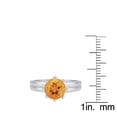 thumbnail image 3 of Sterling Silver with Natural Citrine Solitaire Ring, 3 of 4