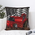 thumbnail image 4 of Fuzoiu tractor Print Square Pillow Cover,Hidden Zipper Design,Luxury Square Pillow Case, Throw Pillow,Couch Cushion-12"x12", 4 of 7