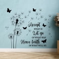 thumbnail image 1 of Adhesivos de pared de PVC inspiradores con diseño de diente de león y mariposa, 1 of 3