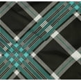 thumbnail image 4 of oneOone Organic Cotton Poplin Twill Fabric Tartan Check Printed Fabric 1 Yard 42 Inch Wide, 4 of 4