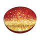 thumbnail image 1 of Disketp Red Gold Glitter Funda Redonda para Taburete, Funda de Cojín para Silla de Bar Suave y Elástica-14 inch, 1 of 7