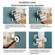 thumbnail image 5 of Magnetic Cabinet Latch Zinc Alloy Door Catch Furniture Door Stopper for Children Safety - Black, 5 of 5