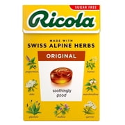 Ricola The Original Sugar Free Swiss Herbal Sweets - Sweetened with Stevia 45g (Pack of 5)
