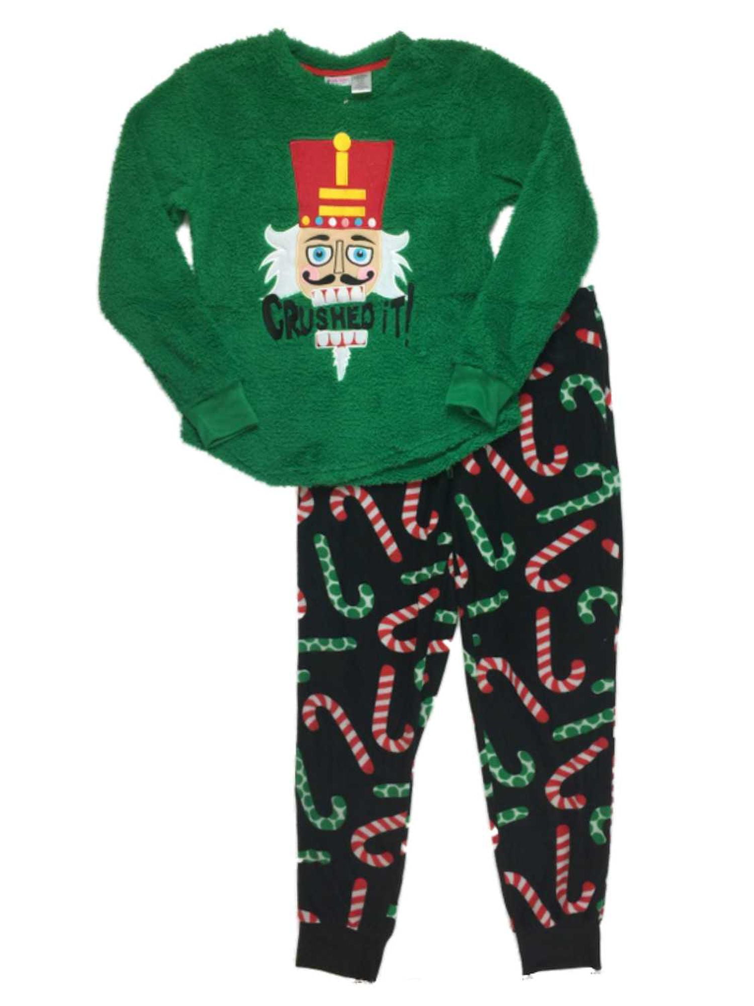 Womens Green Fleece Elf Holiday Blanket Sleeper Footie Pajama Union Suit 