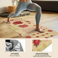 thumbnail image 4 of Pioneer Flower Floral Print Pattern Hot Yoga Mat Towel Non Slip for Hot Yoga - Quick-Drying Yoga Mat Cover with 4 Corner Pockets with Travel Bag - Hot Yoga Towel Non Slip 74"x26", 4 of 6