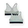 Athletic Works Girls Sports Bra Strappy Back Design (Little & Big Girl), 2Pack