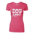 thumbnail image 2 of Wild Bobby Dog Mom Dog Lover Women Slim Fit Junior Tee Hot Pink Medium, 2 of 5