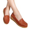 thumbnail image 3 of Sngxgn Women's Casual Flat Shoes for Women Ladies(Orange,38), 3 of 7