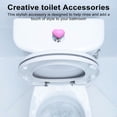 thumbnail image 3 of Tnobhg 4Pcs Love Heart-shaped Toilet Buttons Creative Shape Vibrant Color Easy to Install Drawer Knobs Toilet Tank Buttons Auxiliary, 3 of 7