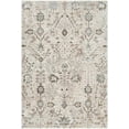 thumbnail image 2 of Hauteloom Claydon Boho Vintage Traditional Oushak Area Rug with Tassles - Farmhouse Oriental Floral Damask Carpet for Living Room, Bedroom, Dining Room - Taupe, Beige, Olive; Blue 2' x 3', 2 of 10