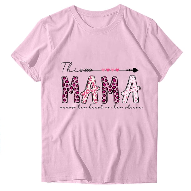 Blusas de Manga Corta para las Mujeres Divertido Impreso Cuello Redondo Tee, Vintage Humor Gráfico Blusas de Primavera para las Mujeres