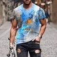 thumbnail image 1 of EGNMCR Nouveau T-shirt Décontracté pour Hommes, T-shirt de Sport Imprimé, Manches Courtes, Col Rond, 1 of 5