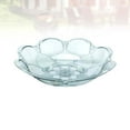 thumbnail image 2 of 1pc Household Plastic Food Plate Salad Plate Bowl Snack Container for Home (Sky-blue Small), 2 of 8