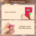 thumbnail image 5 of Automatic Needle Threader, 2025 Upgraded Sewing Machine Needle Threader for Hand Sewing, Automatic Needle Threading Device Small Needle Eye Threader Tool for DIY Embroidery Cross Stitch Craft(5 PCS), 5 of 7