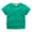 Green, variant on Boys Girls Classic Fit Crew Neck T Shirt Organic Cotton Soft Multi Pack Short Sleeve Basic Toddlers Kids Baby Clothes