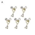 thumbnail image 1 of UDIYO 5Pcs/Set Nail Ornament DIY Jewelry Nail Art Lightweight Glitter Varnish Manicures Nails Art Accessories for Female, 1 of 7