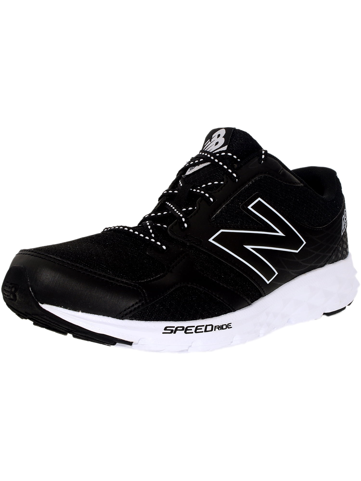 New Balance Men's Running Course Black/White Low Top Mesh Shoe - 10.5M ...