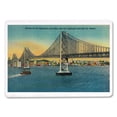 thumbnail image 2 of Bay Bridge and Skyline of San Francisco, Lantern Press, Premium Playing Cards, 52 Card Deck with Jokers, USA Made, 2 of 5