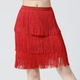 thumbnail image 2 of RUTAYY Women Skirt Sequin Embroidered Performance Swing Performance Solid Color Flowy Swing Pleated Beach Skirts, 2 of 9