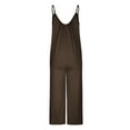 thumbnail image 5 of JGTDBPO Jumpsuits for Women Casual Sleeveless Spaghetti Strap Rompers Boho Wide Leg Jumpsuits Baggy Overalls Jumpers with Pockets Dressy Trendy Outfits Clothes 2025, 5 of 6